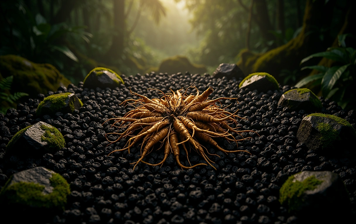Raw volcanic ingredients