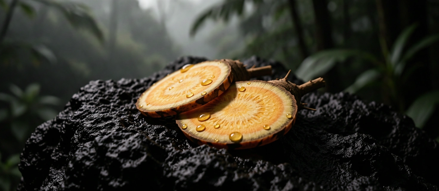 Raw Indonesian botanical source detail